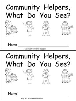 Community Helpers Kindergarten Worksheets Printable
