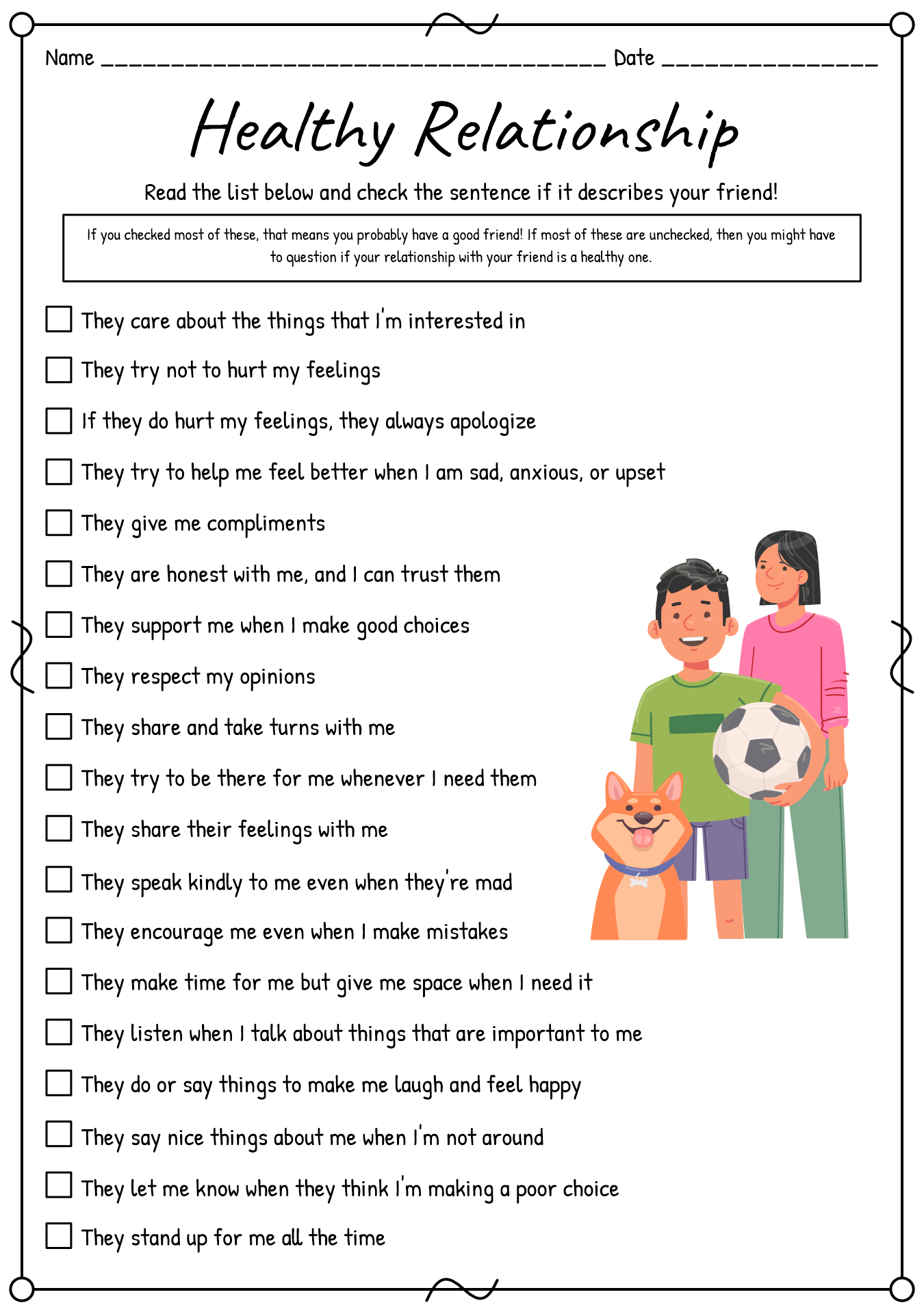 Positive Relationship Healthy Relationships Worksheets positive-relationship-healthy-relationships-worksheets