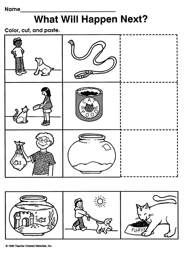 Printable Sequencing Books Worksheets