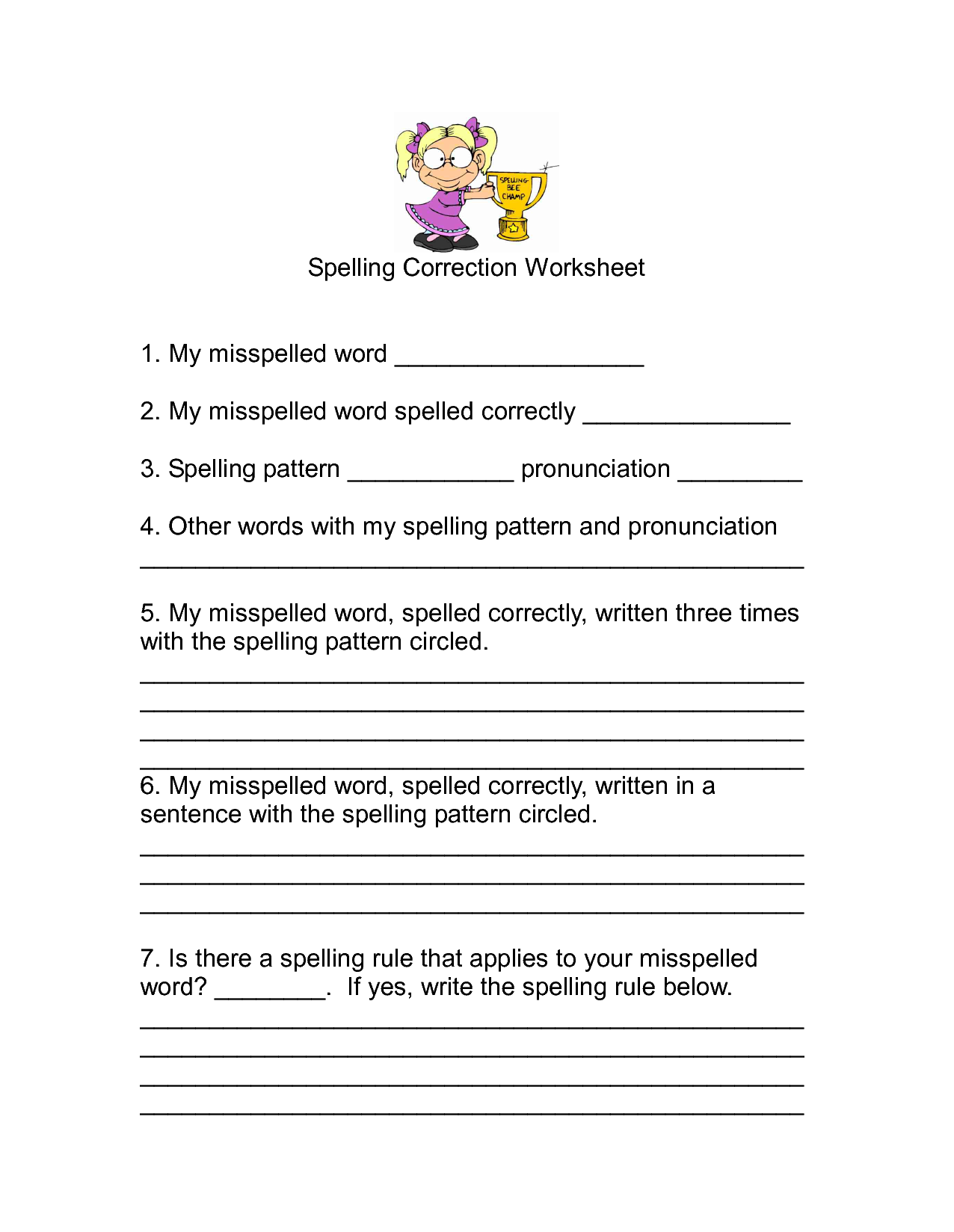 3rd Grade Sentence Correction Worksheets