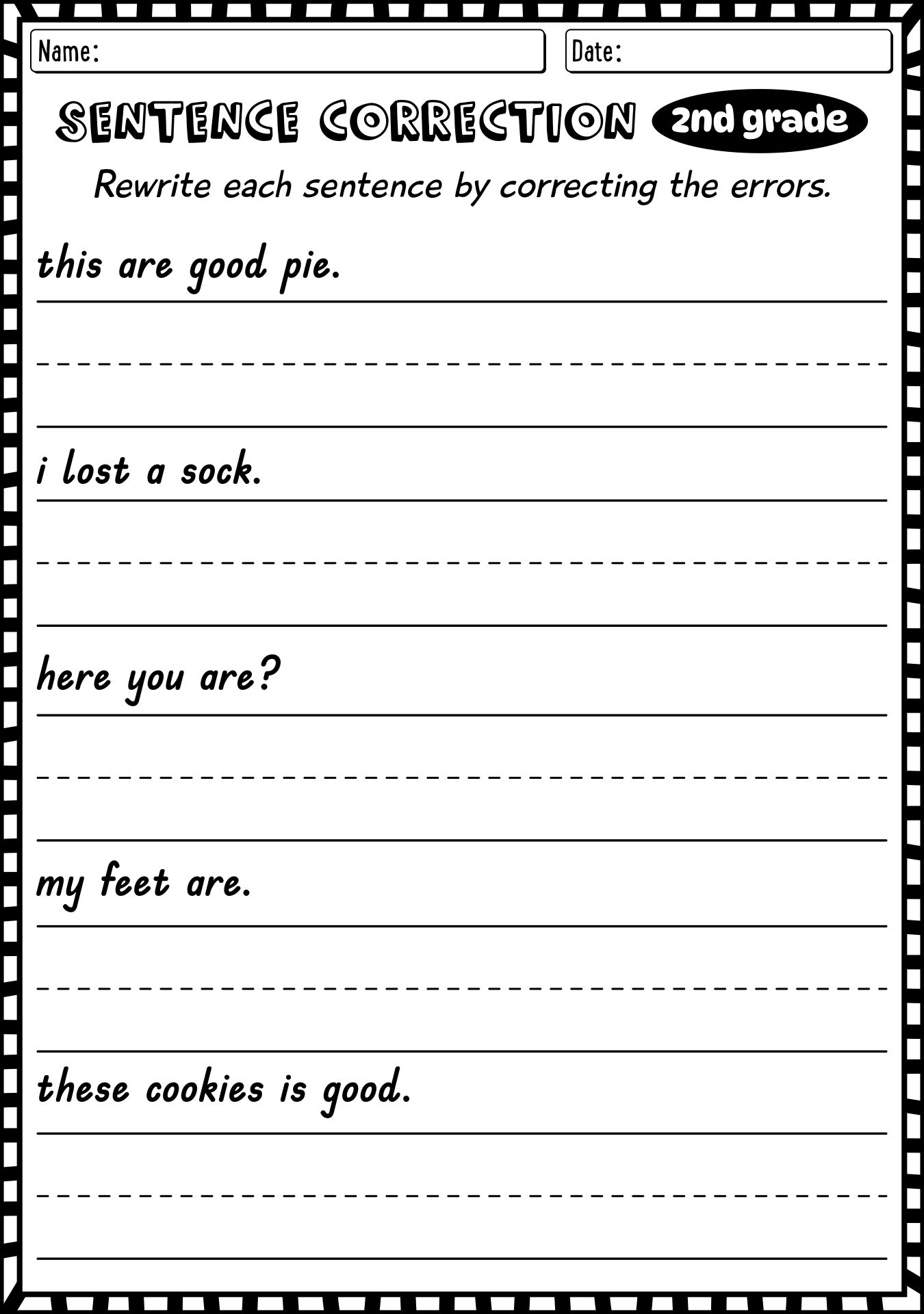 15-best-images-of-2nd-grade-sentence-correction-worksheets-2nd-grade