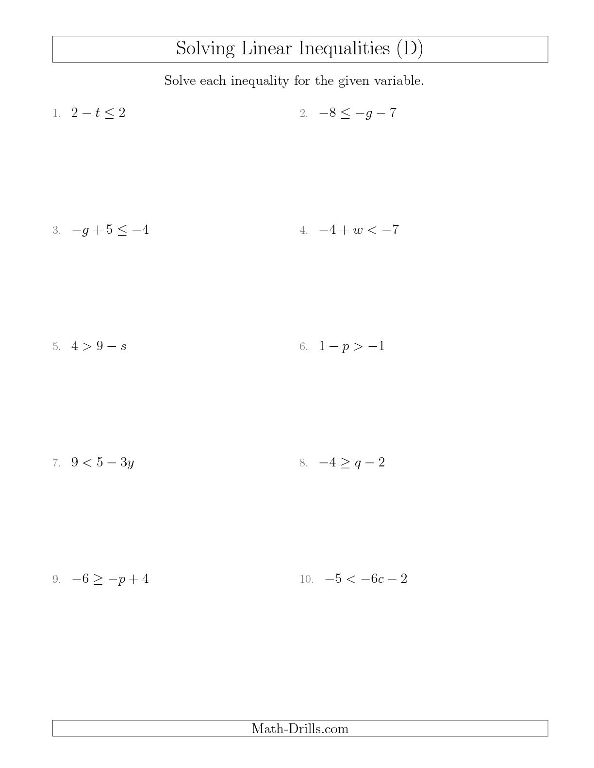 10-best-images-of-solving-inequality-worksheet-one-step-inequalities