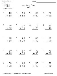 2-Minute Math Worksheets