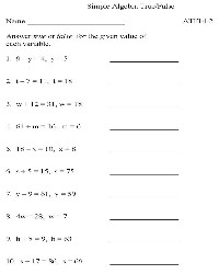College Algebra Worksheets Printable