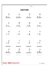Free Printable Kindergarten Math Addition Worksheets