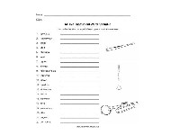Music Word Scramble Printable Worksheets