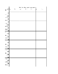 Time Management Weekly Schedule Template
