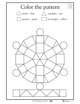 13 Images of Following Directions Worksheets Shapes