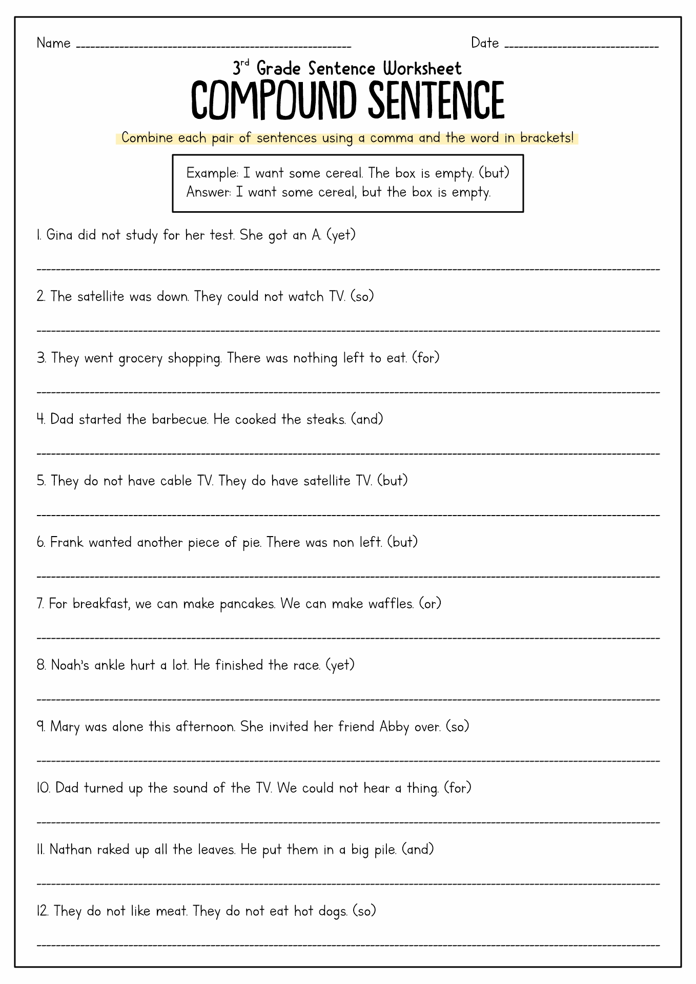 compound-sentences-worksheet-2nd-grade