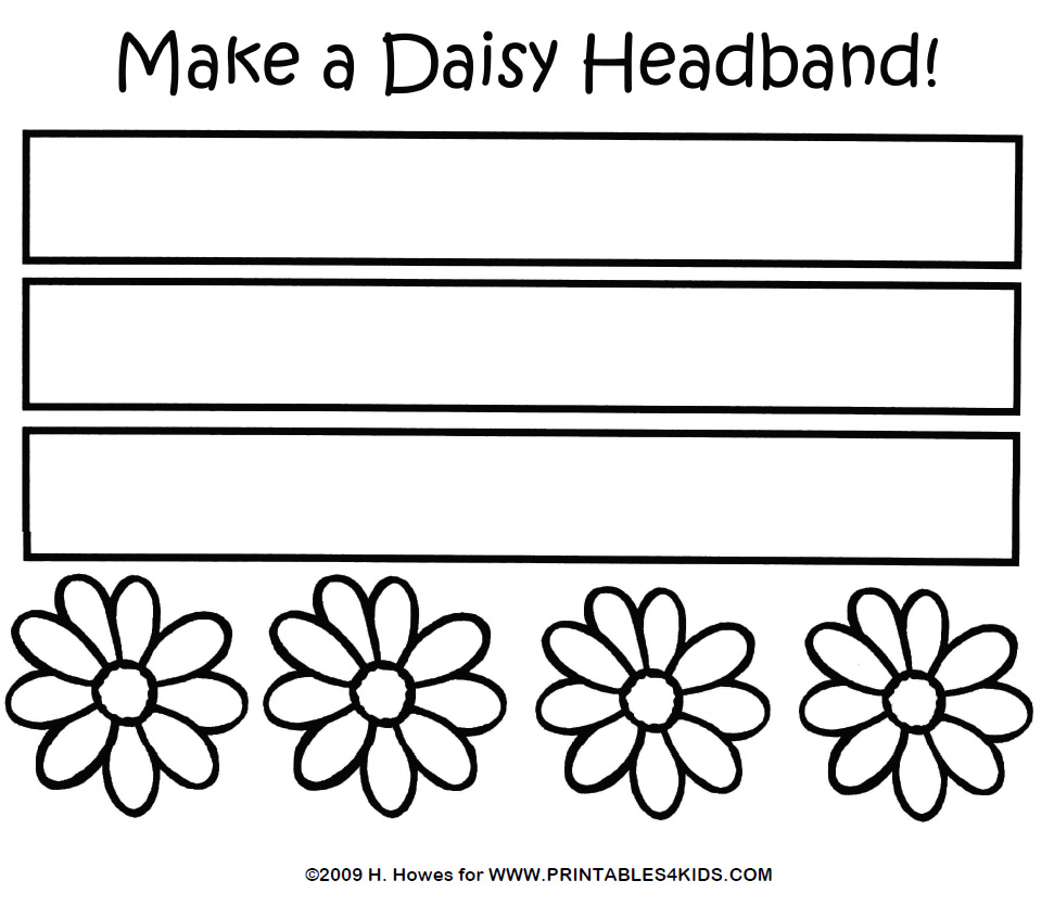 Daisy Headband Craft
