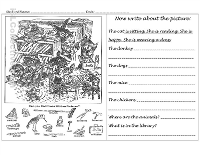 9 Best Images of Printable Library Worksheets - Elementary Library