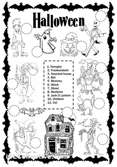 12 Best Images of Free Printable Halloween Worksheets Kindergarten