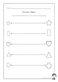 5 Best Images of Pre Writing Strokes Worksheets - Pre Writing