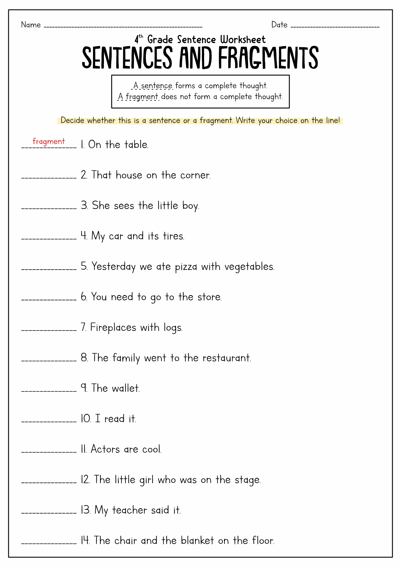 Compound Complex Sentence Worksheets