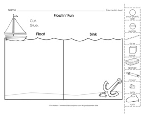 15 Best Images Of Worksheets Sink Or Float Science Sink Or