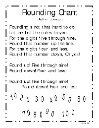 Numbers Rounding Chant