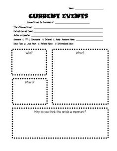 9 Best Images of Science Article Review Worksheet - Current Events