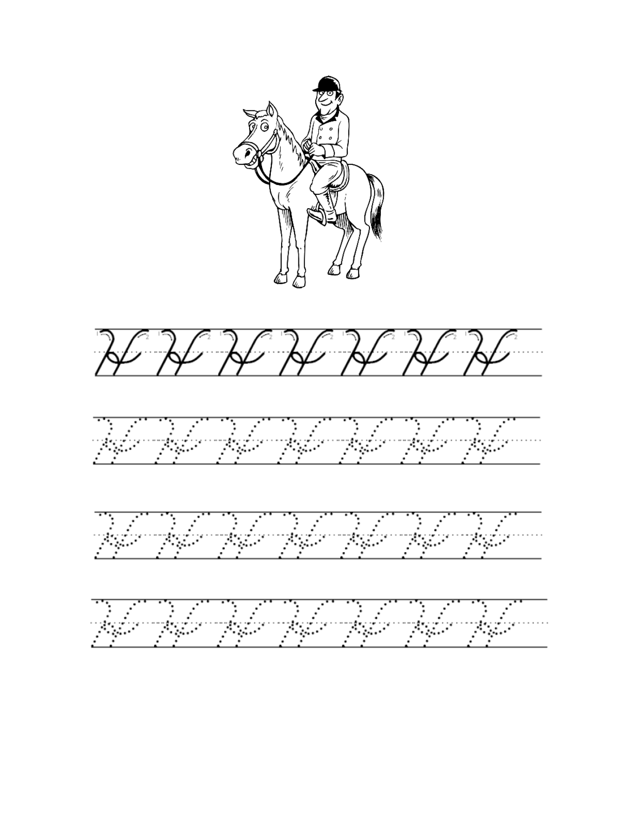 12 Best Images of Cursive Letters Lowercase H Worksheet - Cursive