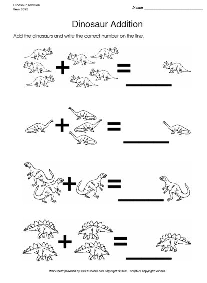 8 Best Images of Dinosaur Worksheets First Grade - First Grade Math