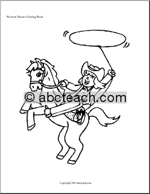 Pecos Bill Coloring Pages Worksheets