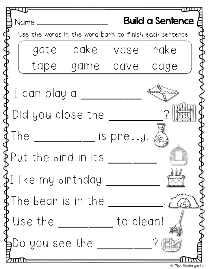 6 Best Images Of Words In Missing Letters Worksheet For Kindergarten