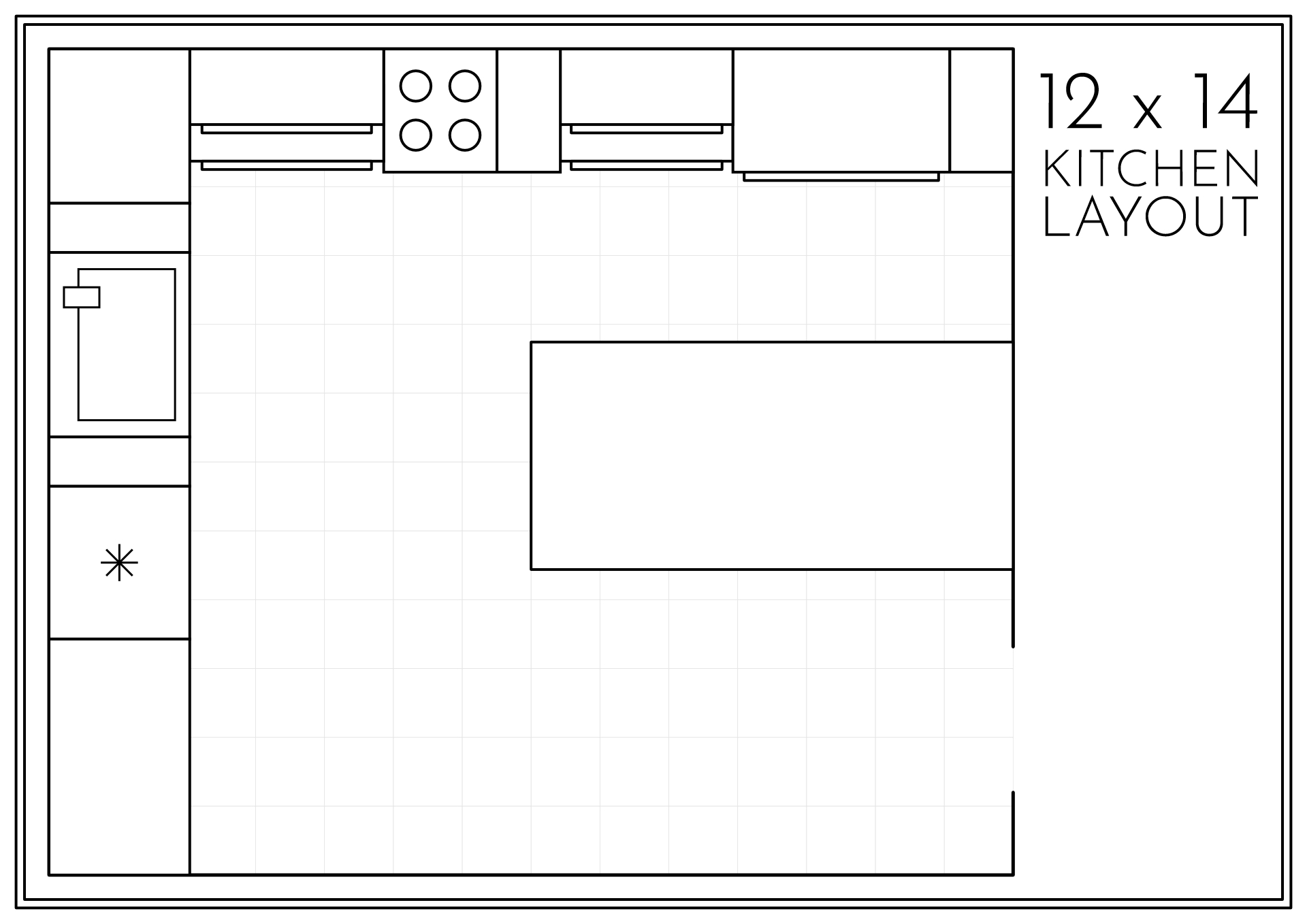 6 Best Images of 11 X 11 Kitchen Designs - Kitchen Layout Small Floor