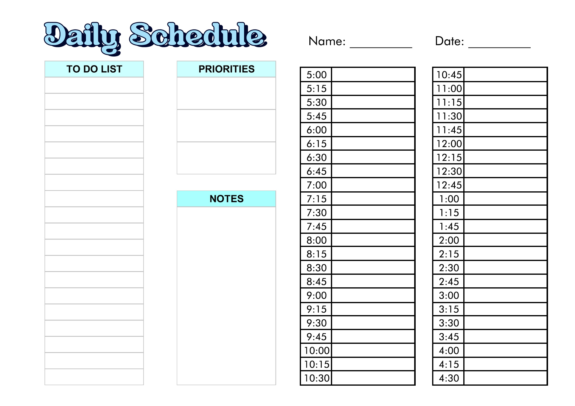 15-minute-planner-printable-template-15-minute-daily-planner-etsy-m-xico