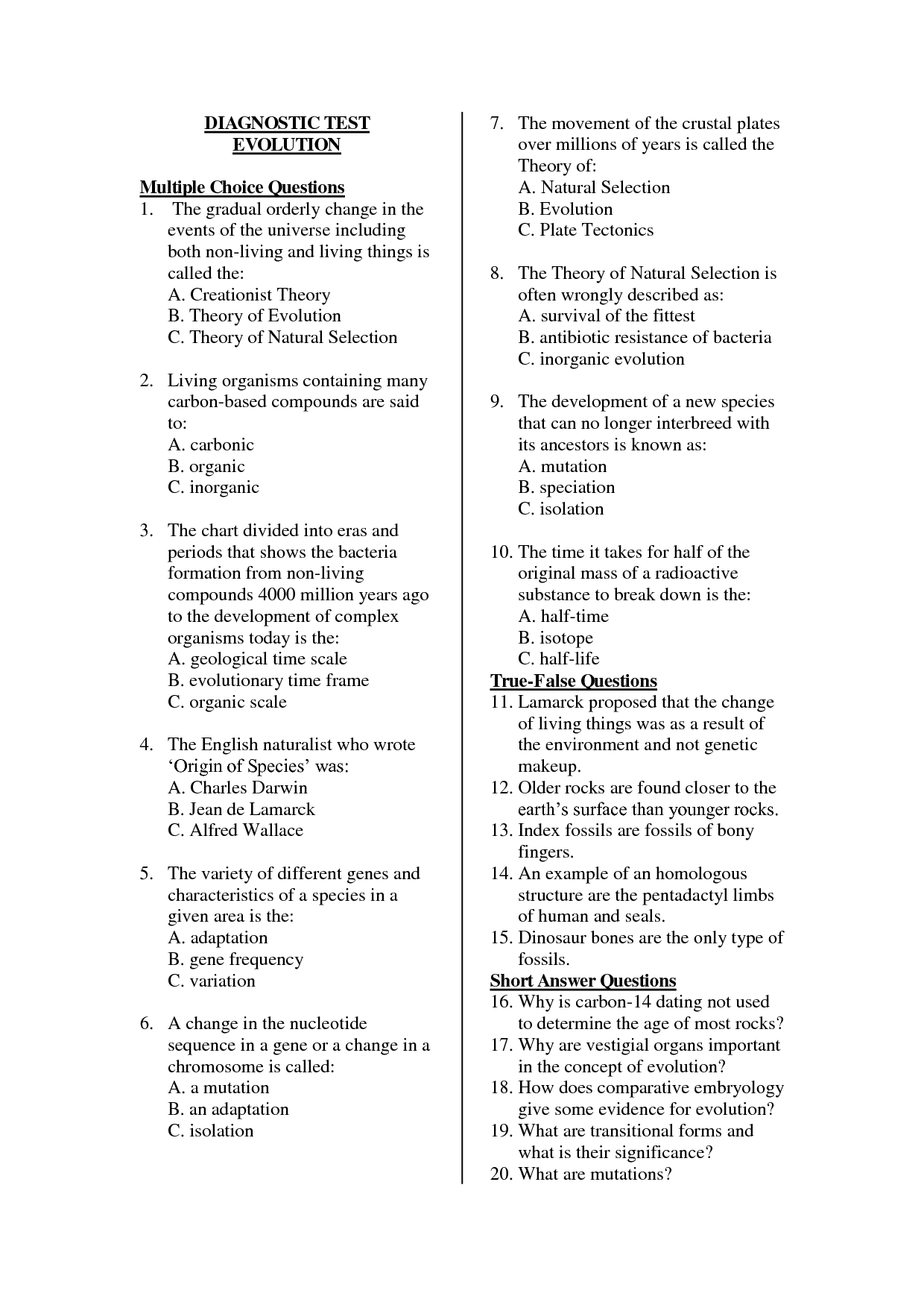 18 Best Images of Biology Worksheets With Questions - Cell Organelle
