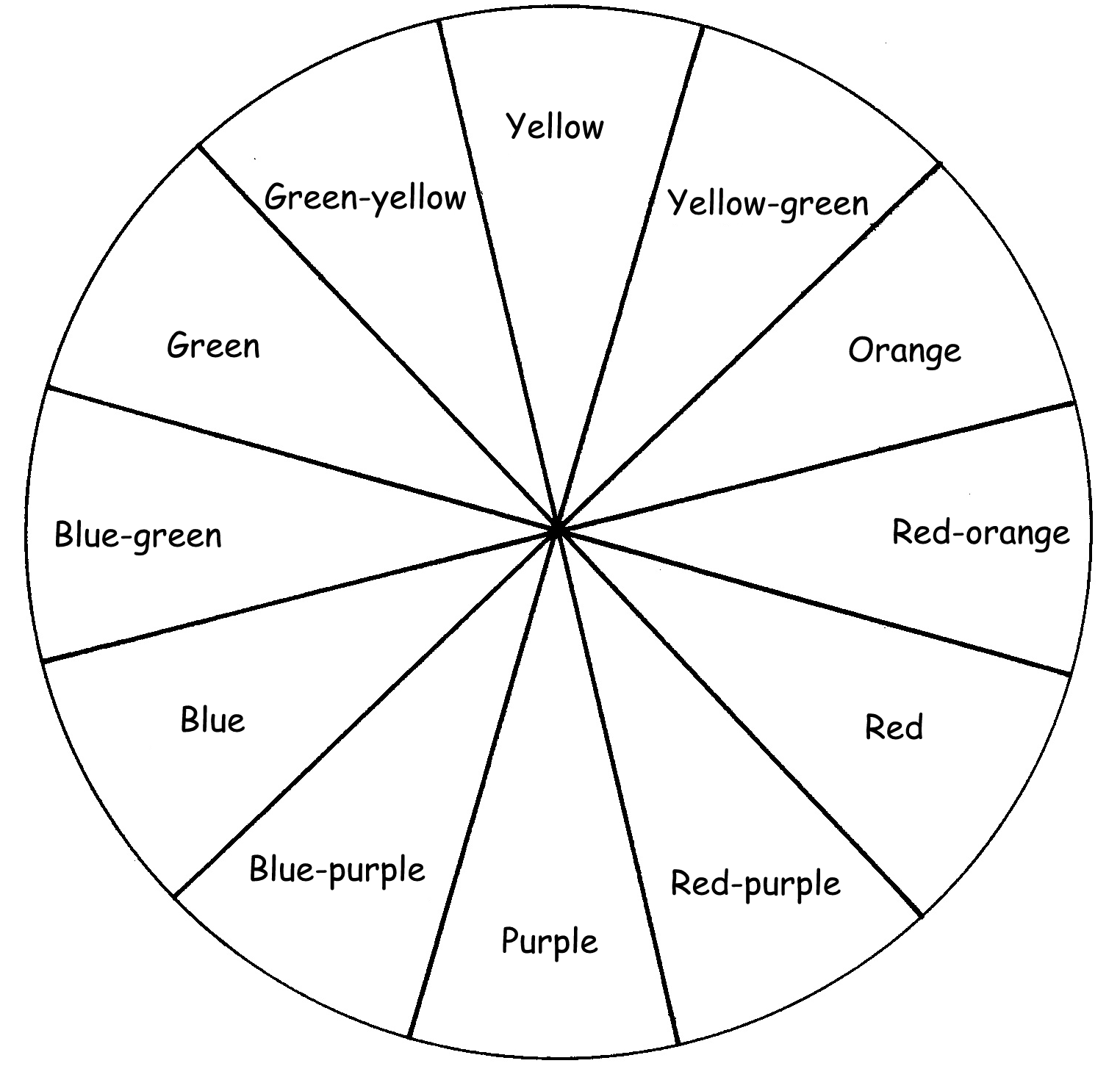 12 Best Images of Color Theory Worksheet Color Wheel Worksheet High