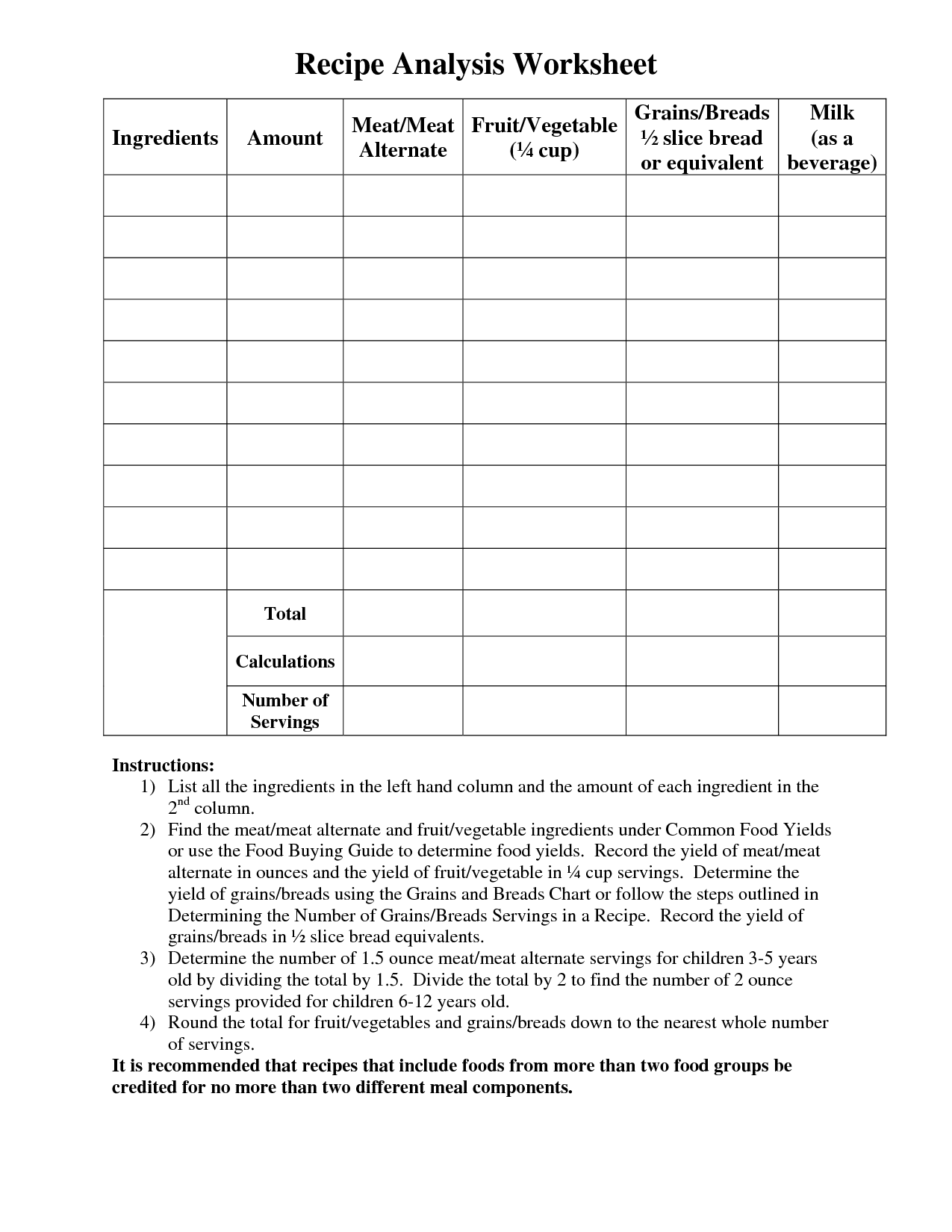 10 Best Images of Cooking Abbreviations Worksheets - Kitchen