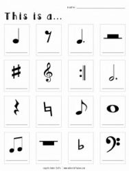 Music Symbols Worksheet