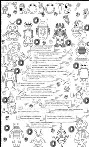 18 Best Images of Career Worksheet Elementary Robot - Robot Printable