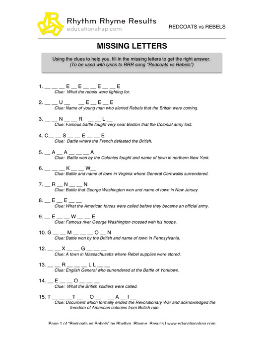 Middle School Social Studies Worksheets