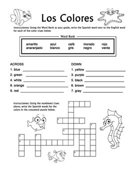 19 Best Images of Spanish Puzzle Worksheets - Spanish ...