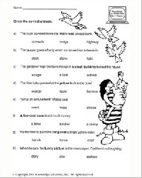 Nouns Worksheets 3rd Grade Vocabulary