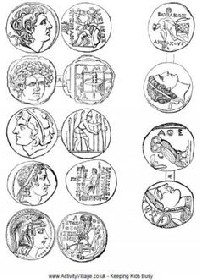 Printable Ancient Greek Coins