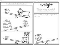 Weight Measurement Worksheets Kindergarten