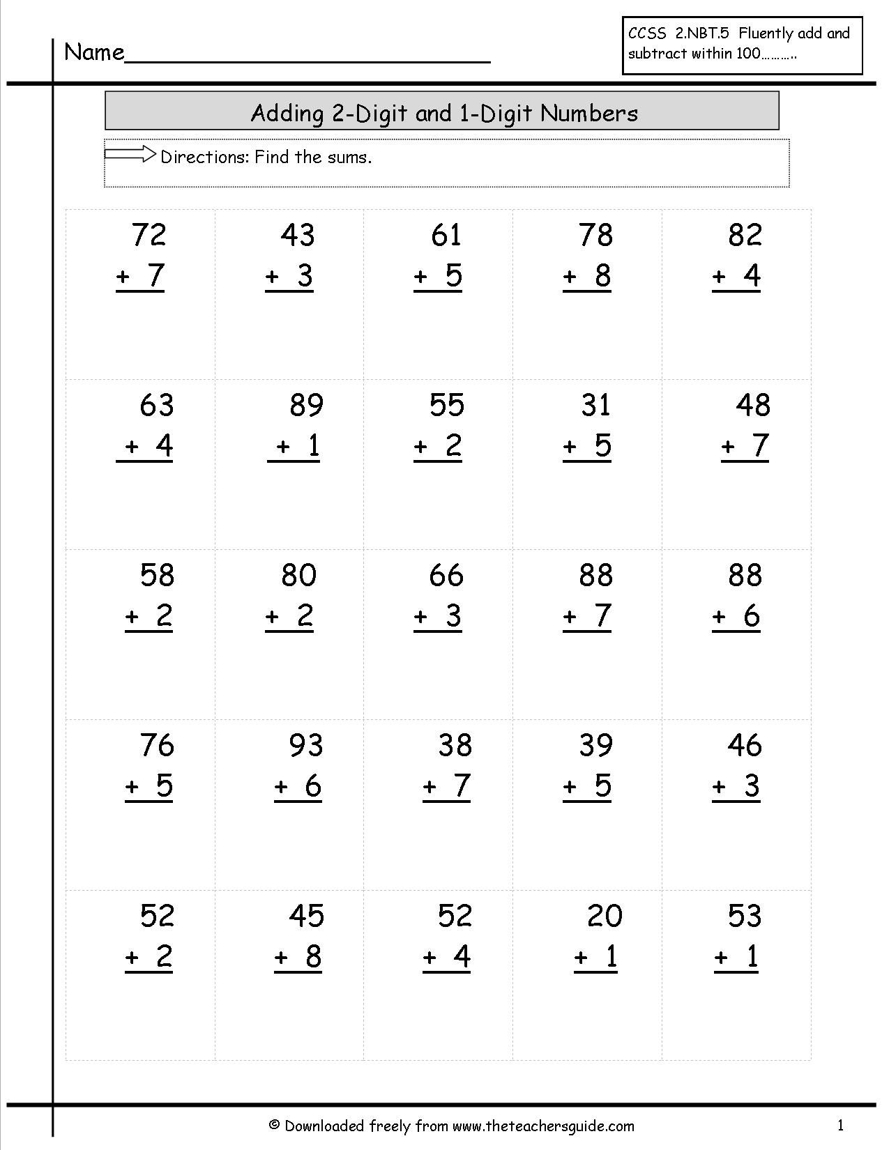 1-digit-addition-worksheet