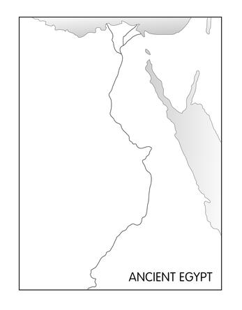 Blank Printable Map Ancient Egypt