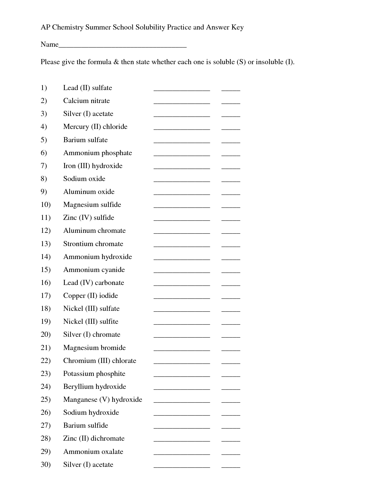 Showme - Molarity Worksheet Answer Key - m5znkcom