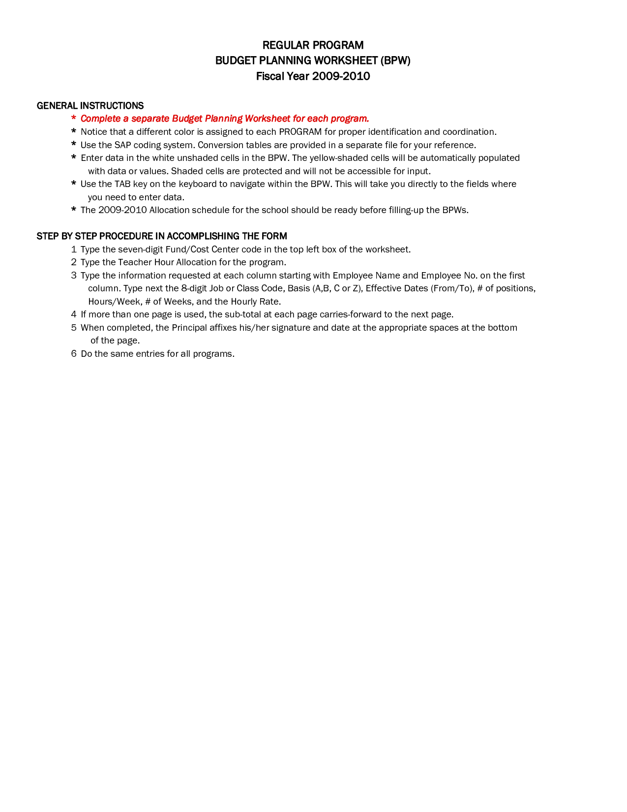 High School Career Planning Worksheet