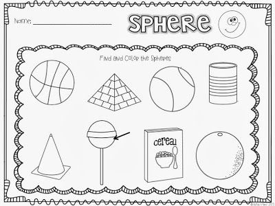 Sphere Shading Worksheet Sketch Coloring Page