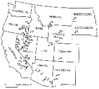 Western United States Map