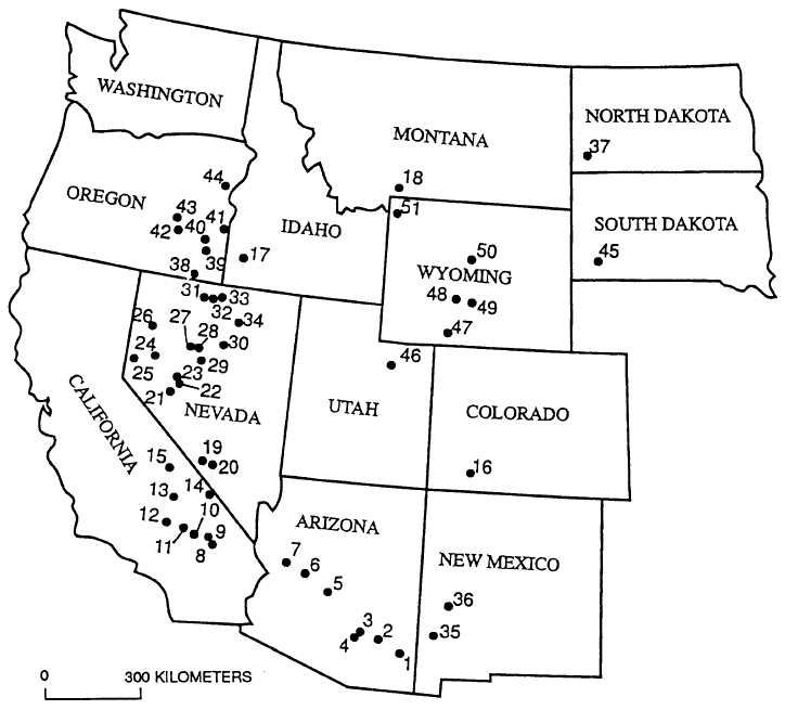 7 Best Images of Western States Worksheet Western United States Map
