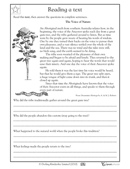 7 Images of Writing 4th Grade Reading Worksheets