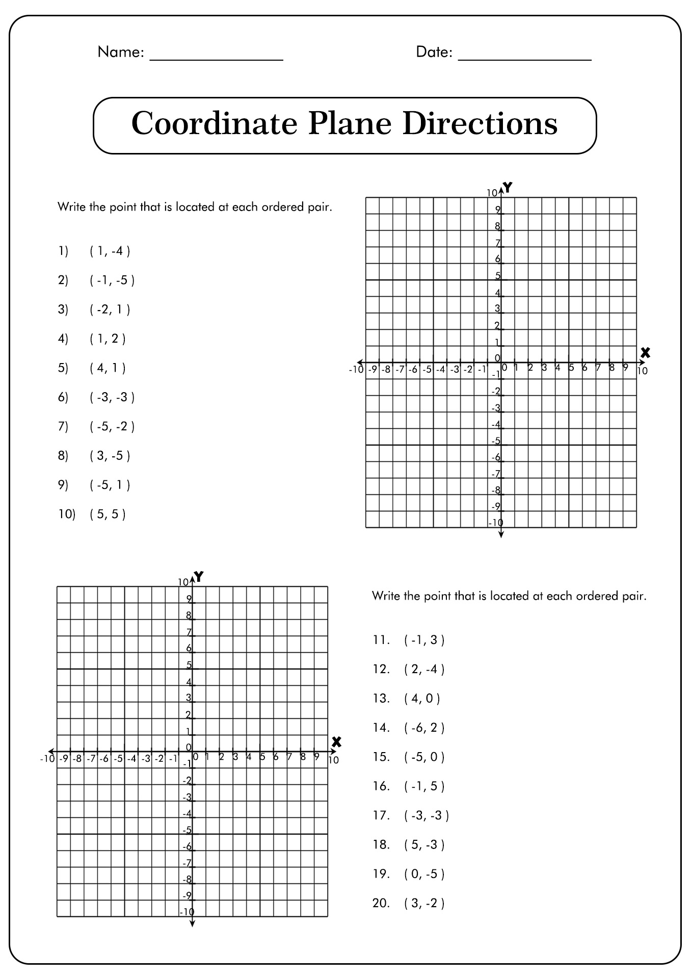 13 Best Images Of Coordinate Grid Art Worksheets Blank Coordinate