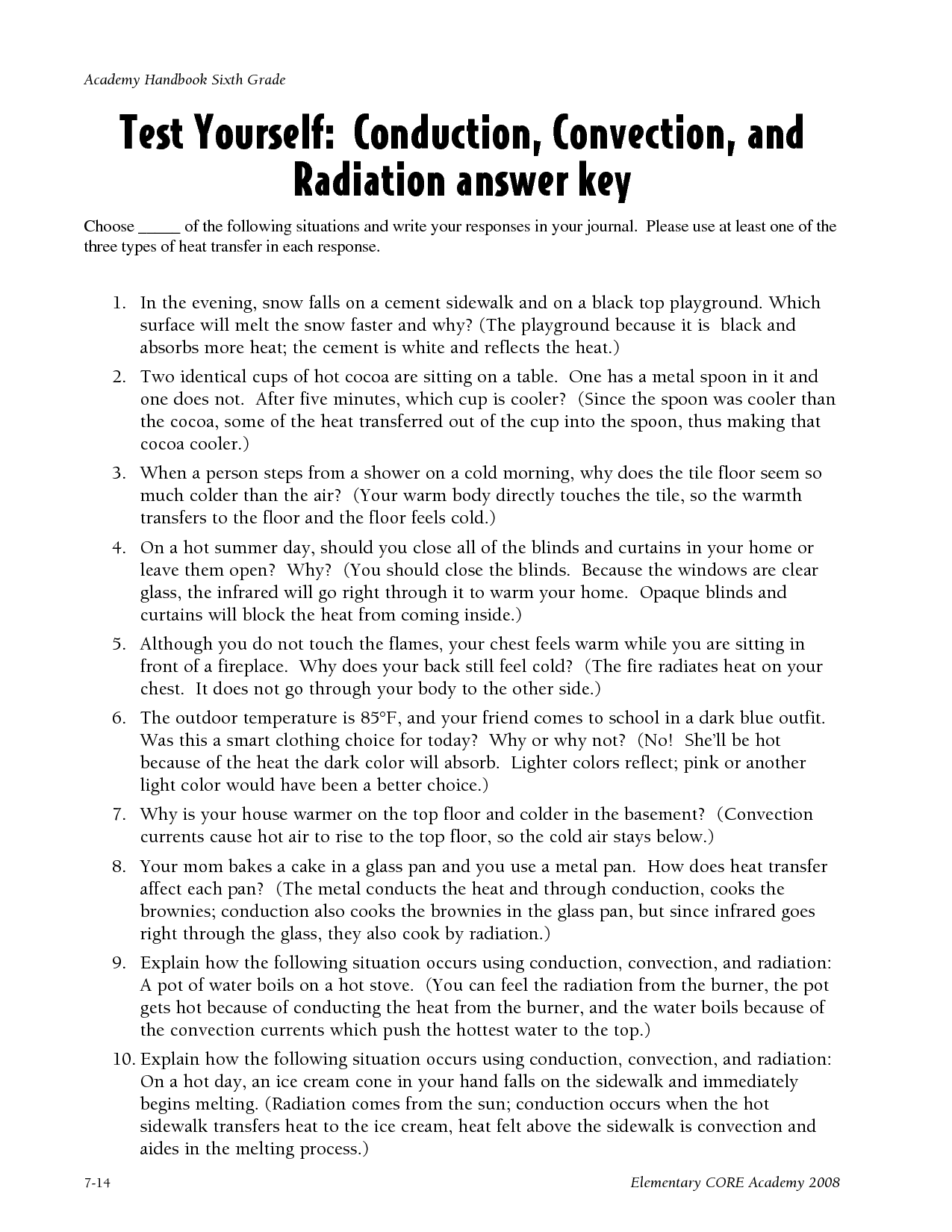 13 Best Images of Conduction Convection And Radiation Worksheet