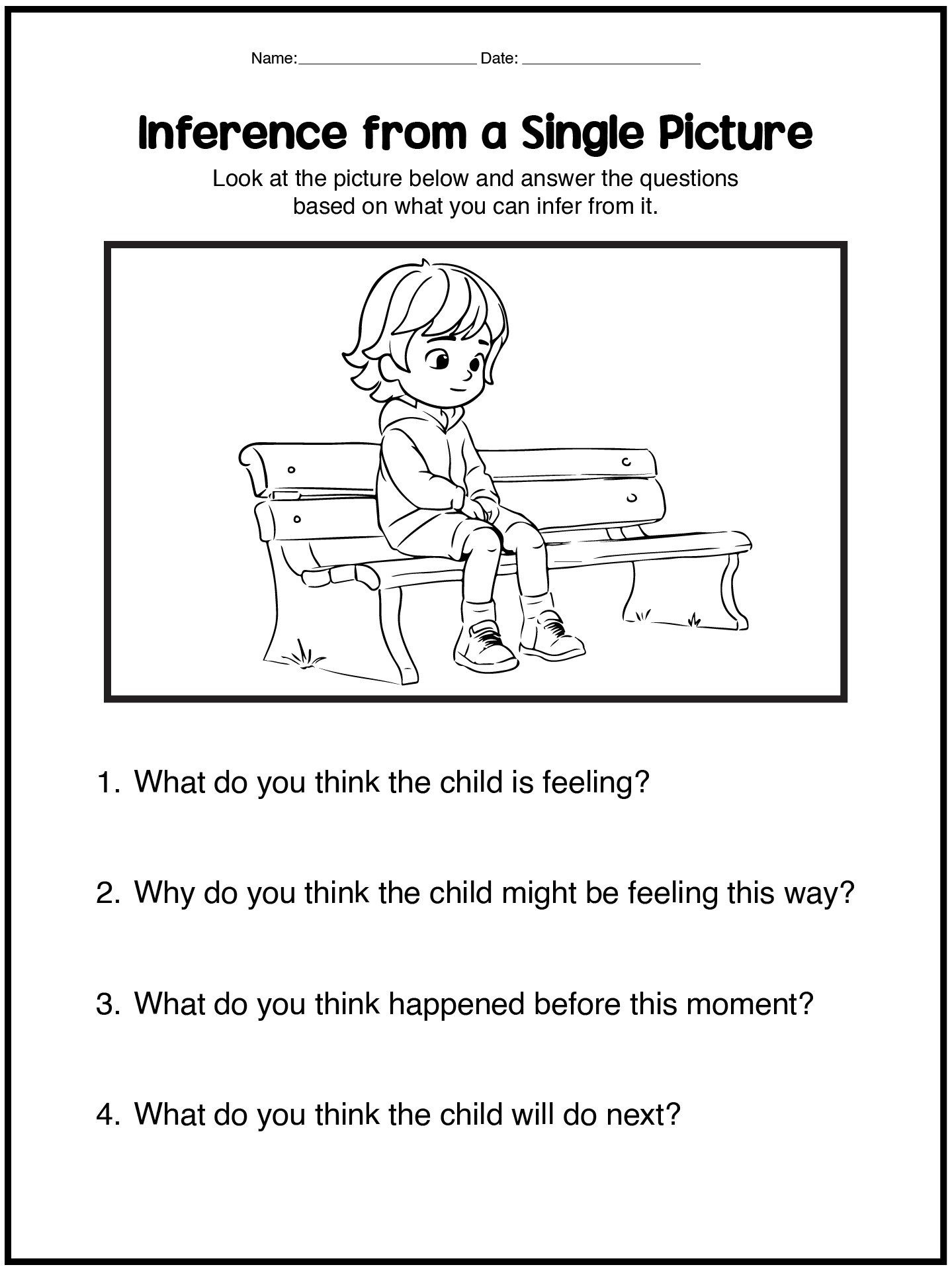 13 Best Images Of Inferences Worksheets With Answers Inference