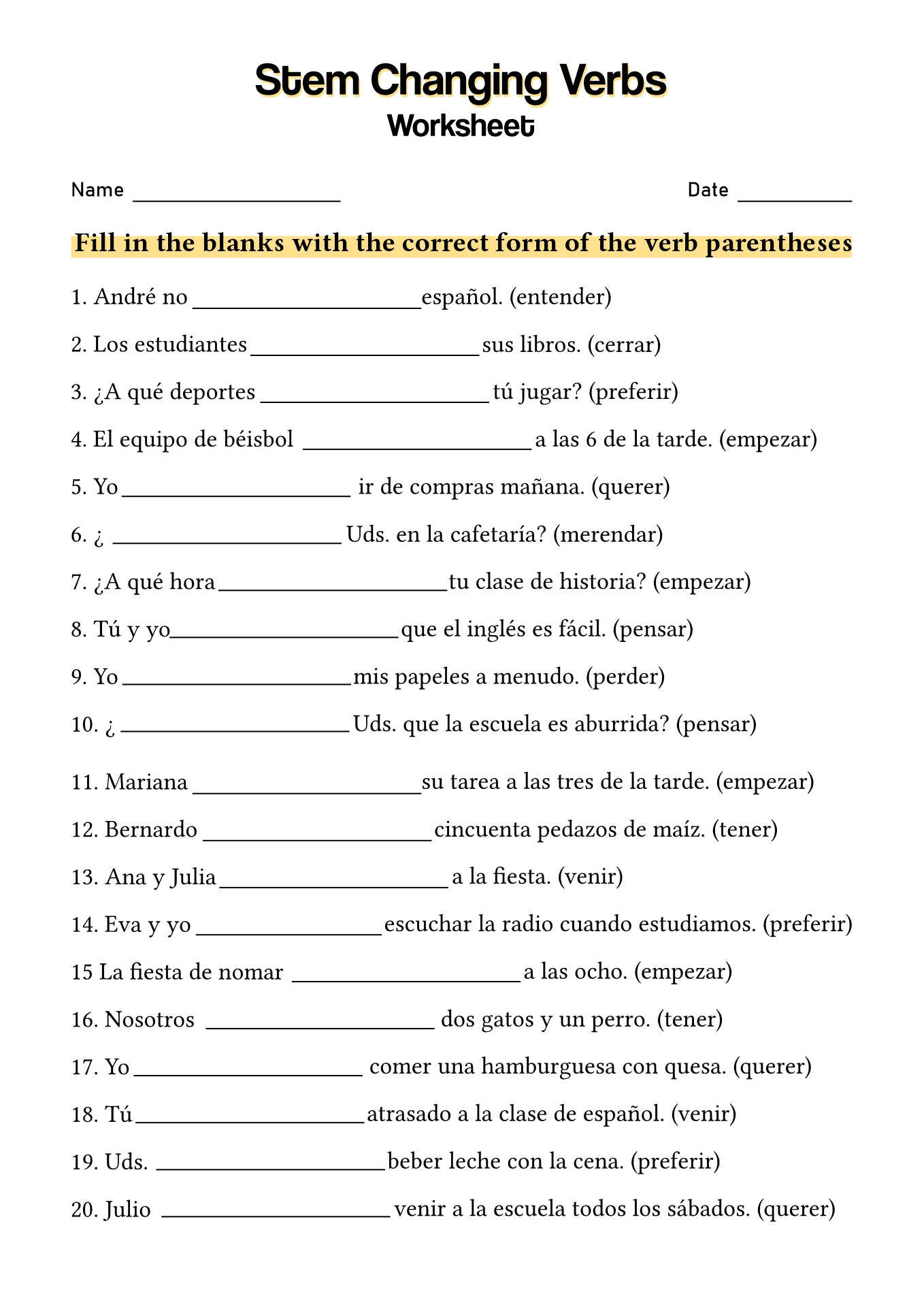 18 Best Images Of Spanish Verb Worksheets Spanish Verb Conjugation Worksheets Blank Spanish