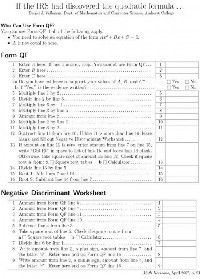 IRS Forms and Worksheets